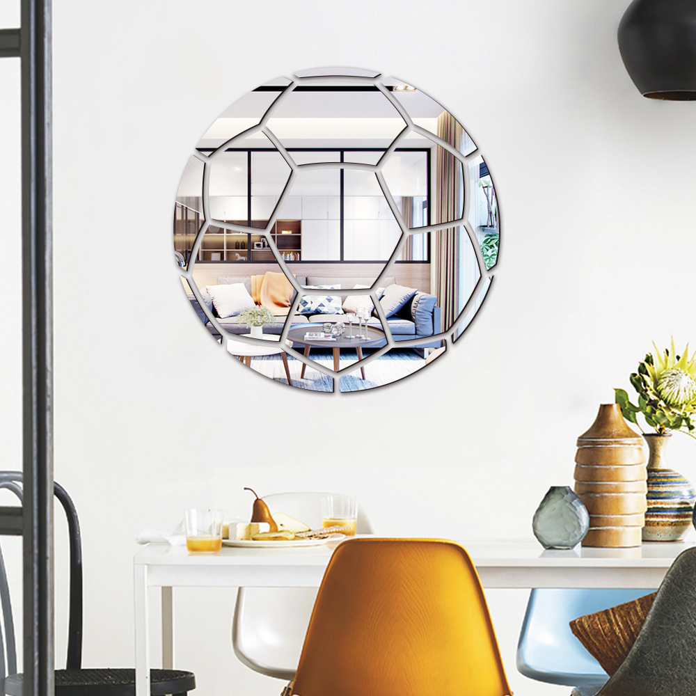 ⚽Football Mirror Sticker