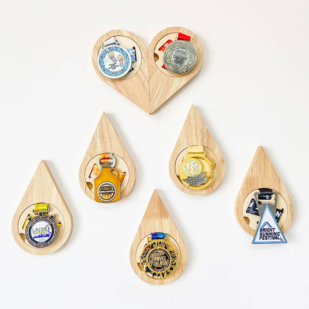 Solid Wood Medal Hangers