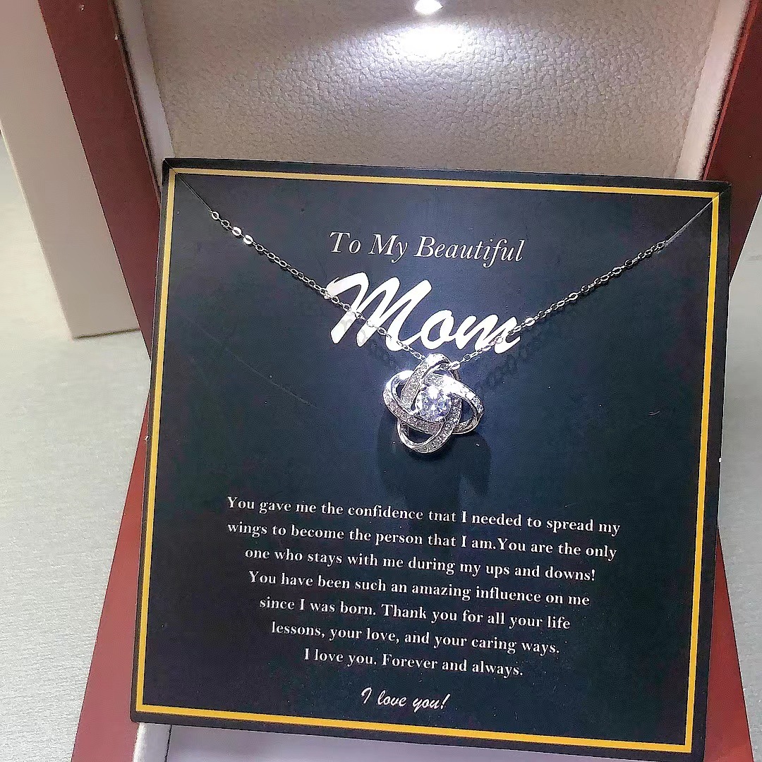 Eternal Heart Necklace - For The Most Beautiful Mother In The World