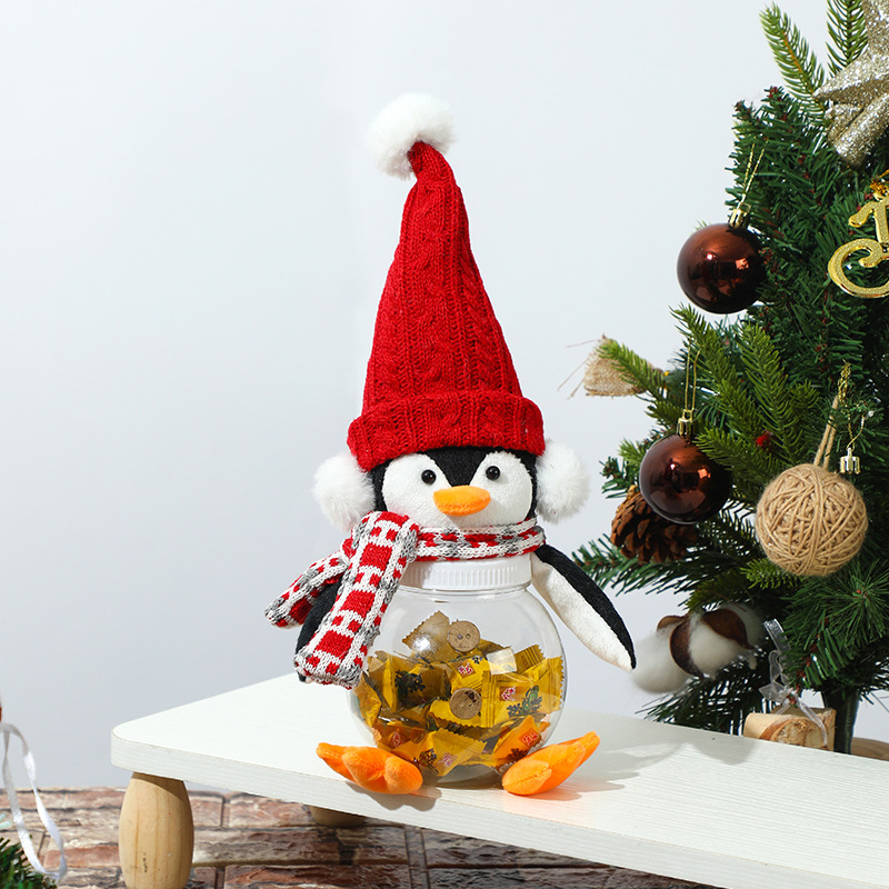 🐧🎄 Christmas Penguin Candy Jar Buddy – 🎄🐧