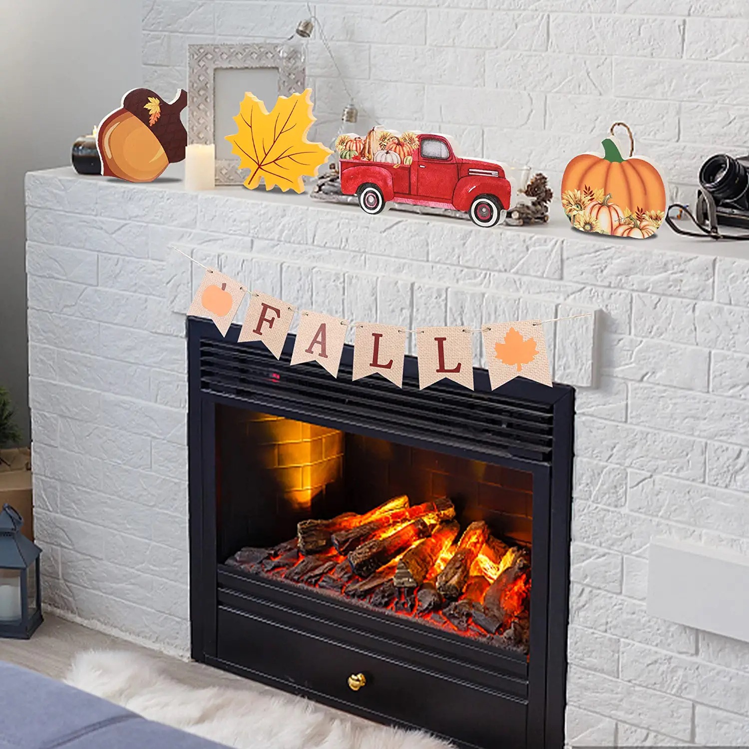 Fall Tiered Tray Decor Set