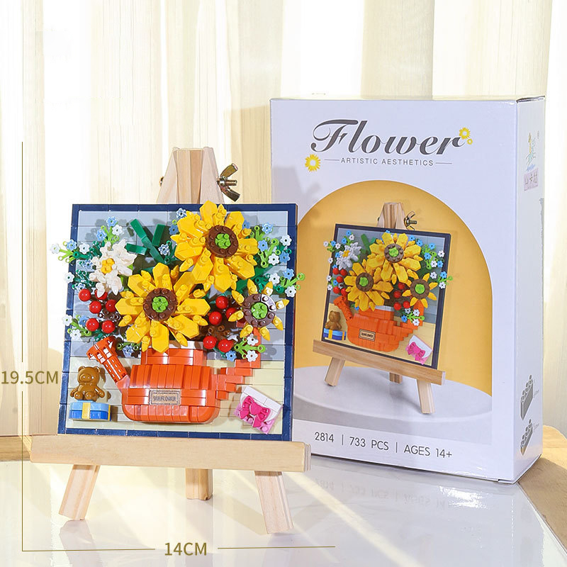 🔥Mother's Day Hot SALE🔥3D Perpetual Flower Block - The Best Gift For Mom