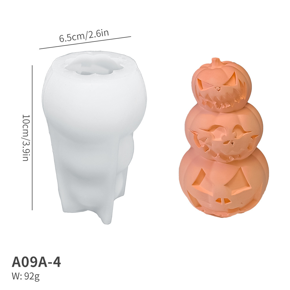 🕯️3D Halloween Pumpkin Silicone Mold🎃
