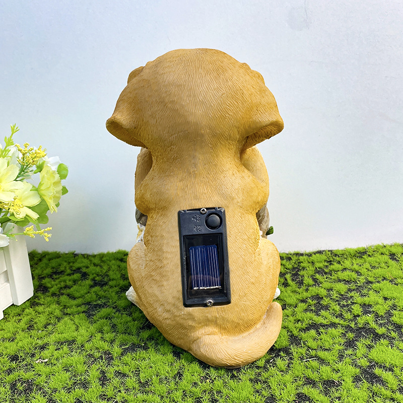 Cute Puppy Solar Waterproof Decor Lamp🐶