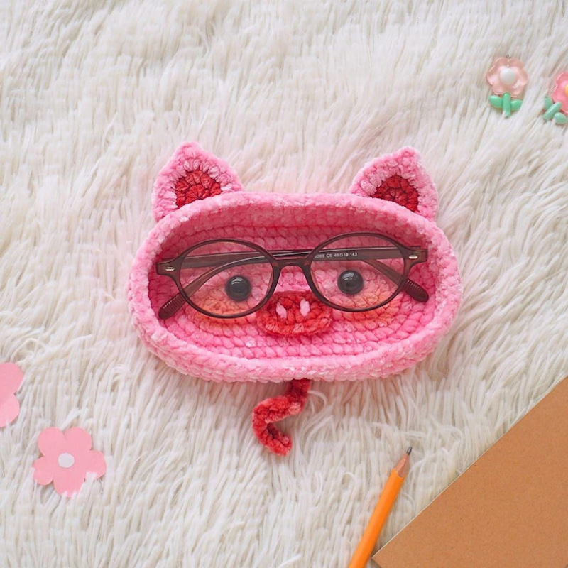 👓🦙 Knit Animal Glasses Holder
