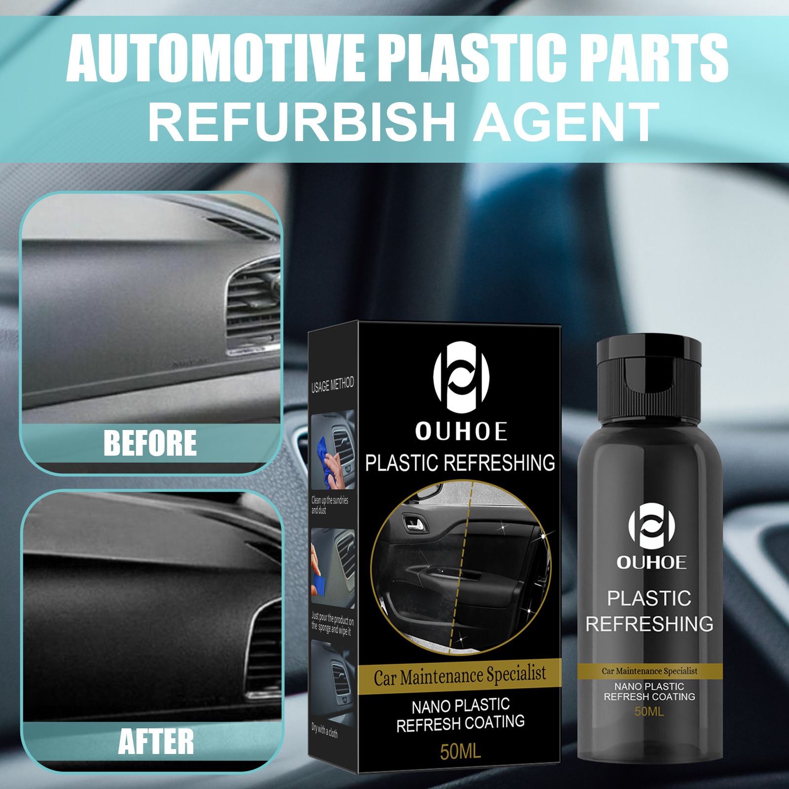 Plastic Revitalizing Coating Agent（🔥Buy 1 Get 1 Free）