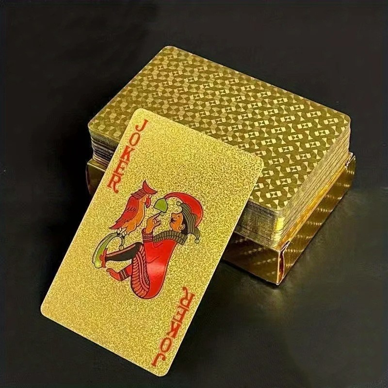  Luxurious Gold-Plated Playing Cards