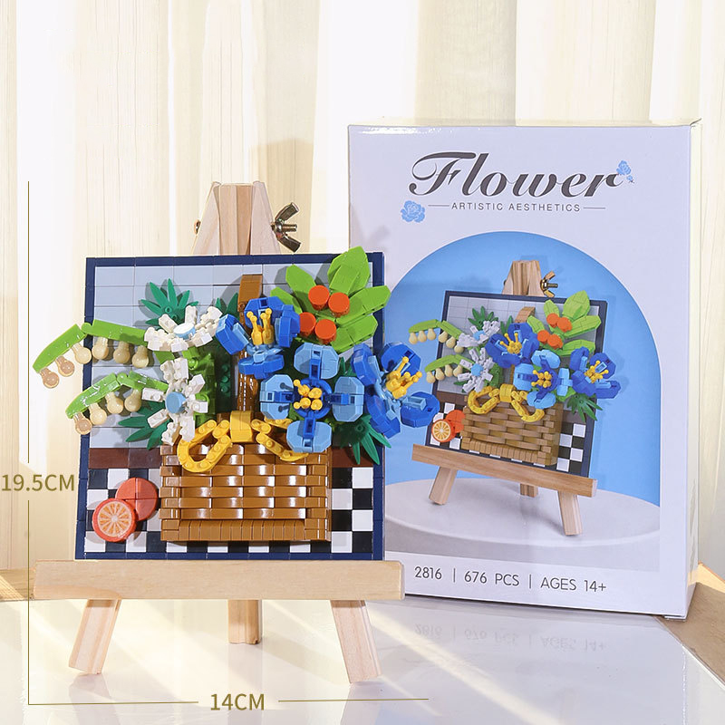 🔥Mother's Day Hot SALE🔥3D Perpetual Flower Block - The Best Gift For Mom