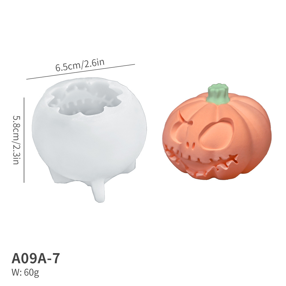 🕯️3D Halloween Pumpkin Silicone Mold🎃