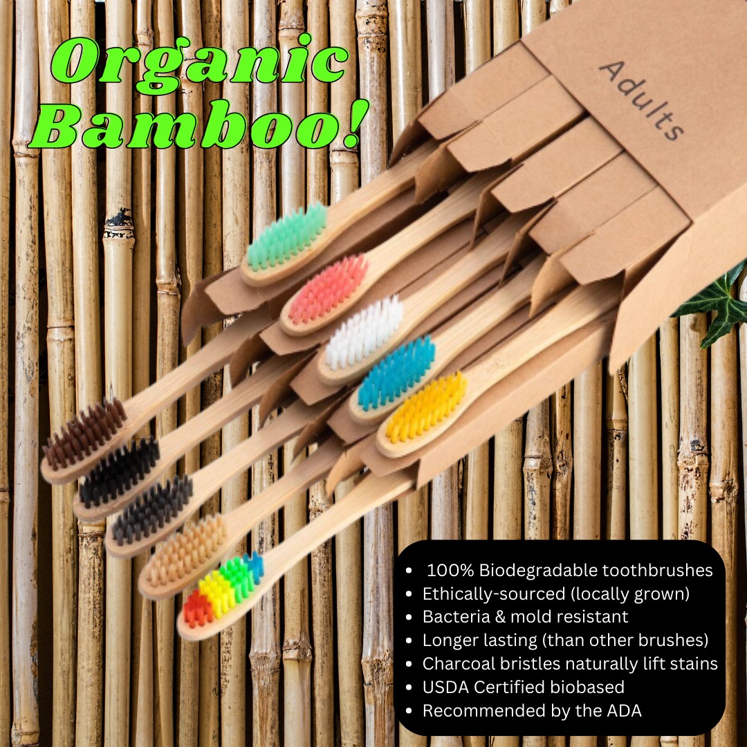 🔥SUMMER OFFER Bamboo Toothbrush - 10 Piece😉