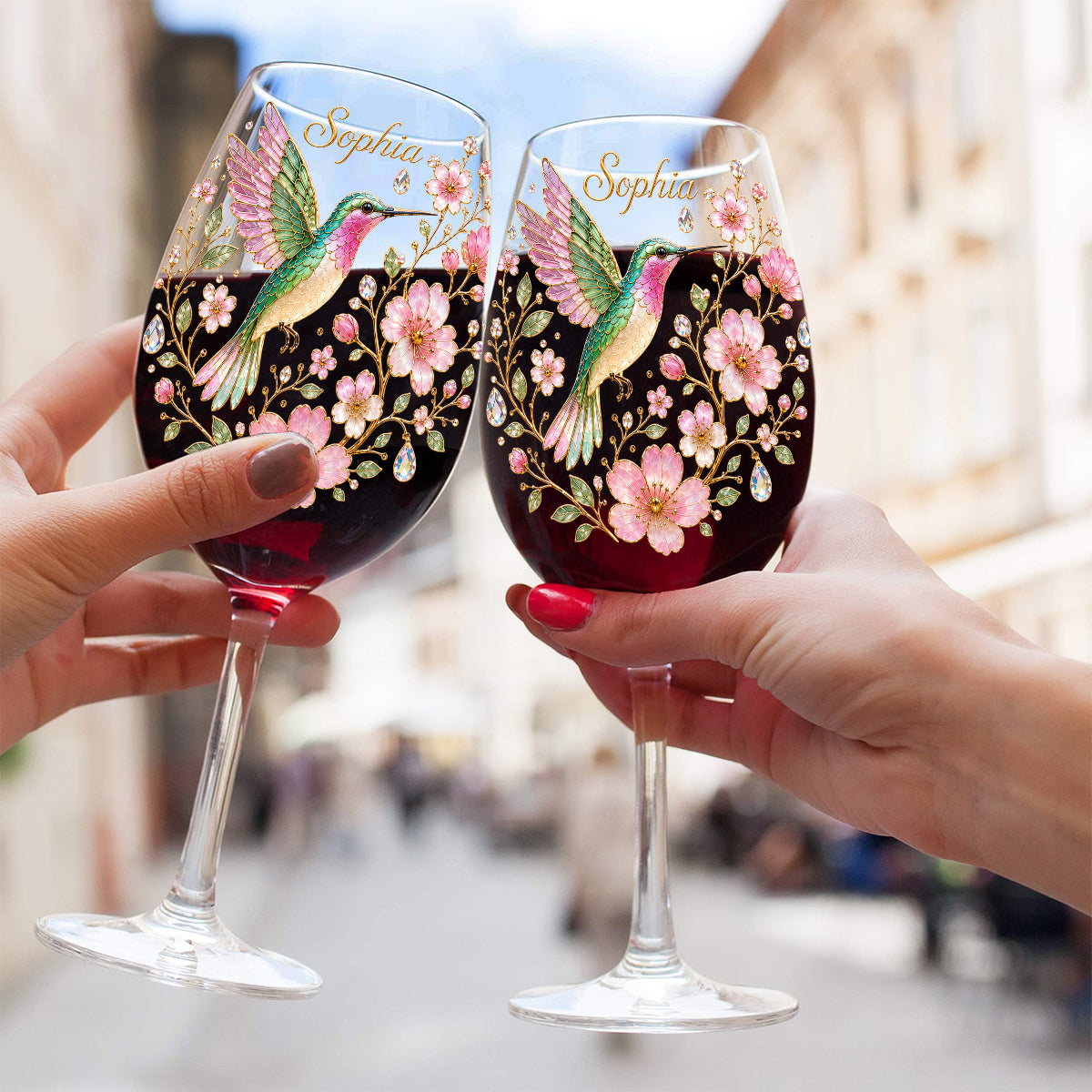 Personalized Premium Crystal-Clear Glass With Long Stem- Sip From A World Of Wonder✨