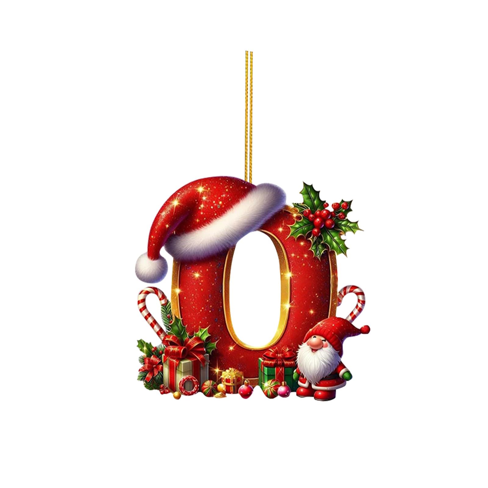 🔠🎄 Personalized Christmas Letter Ornaments