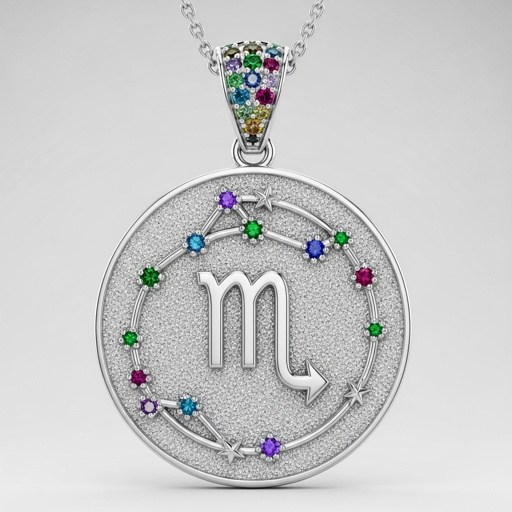 Zodiac Star Gem Necklace