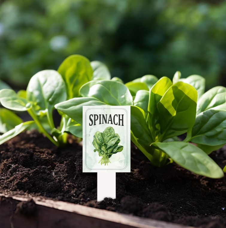 Garden Plant Markers – Waterproof PVC Vegetable Labels for Raised Beds & Garden Rows