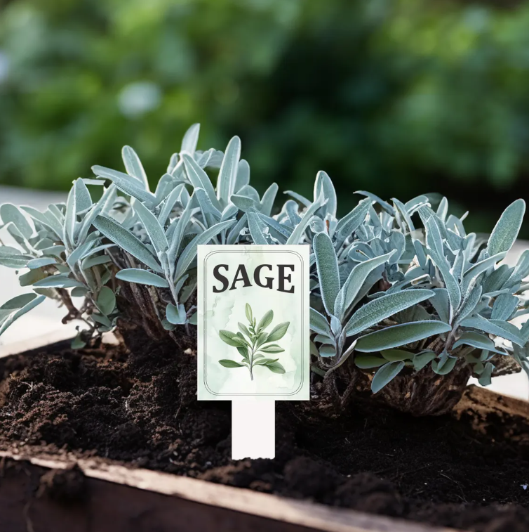 Garden Plant Markers – Waterproof PVC Vegetable Labels for Raised Beds & Garden Rows