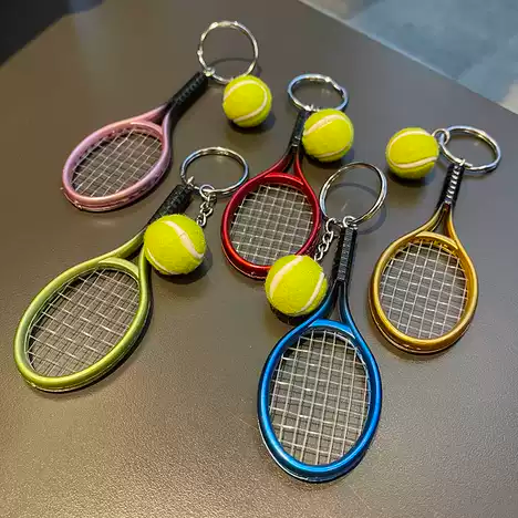 🎾Mini Tennis Racket Keychain