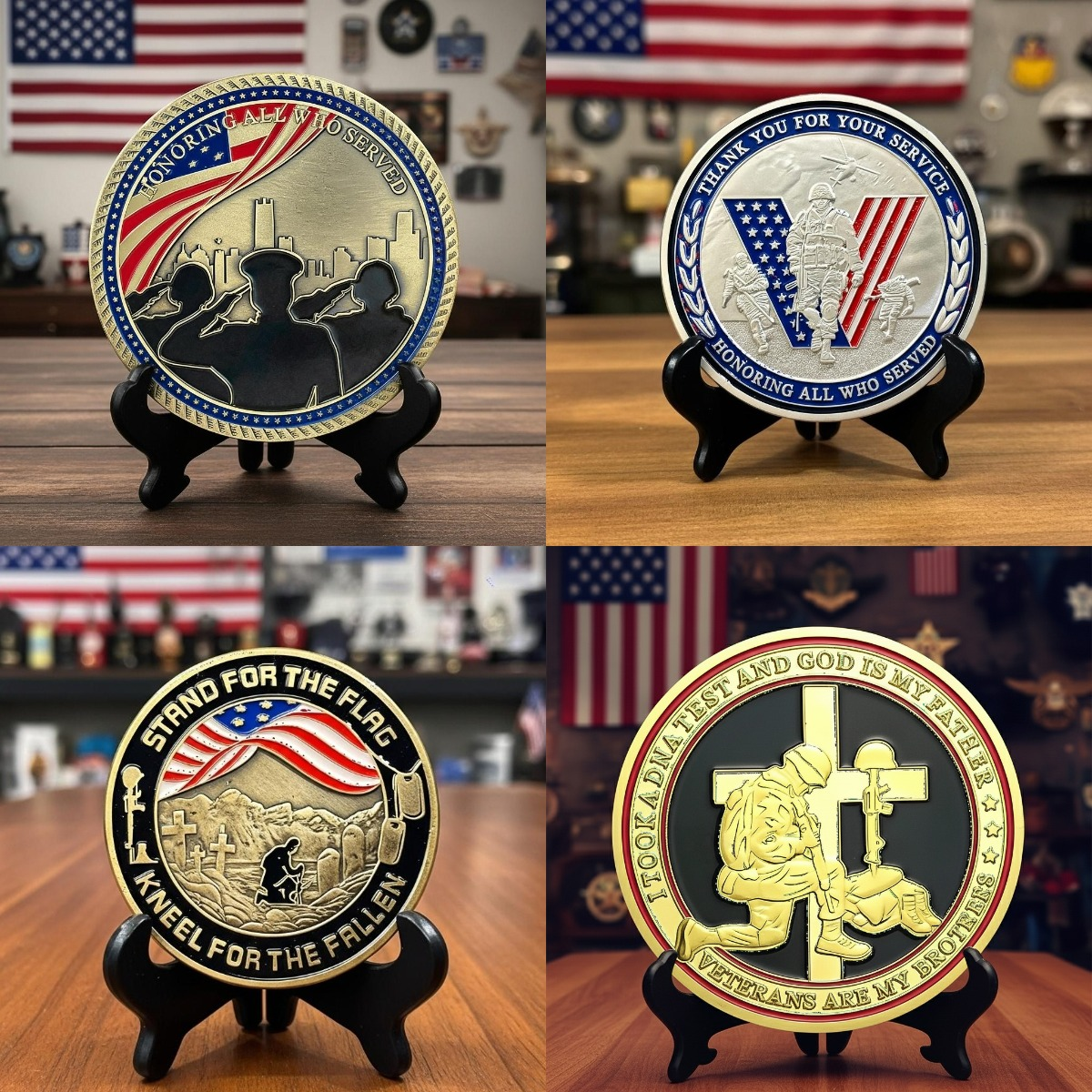 🇺🇸✨ Veteran Tribute Challenge Coins