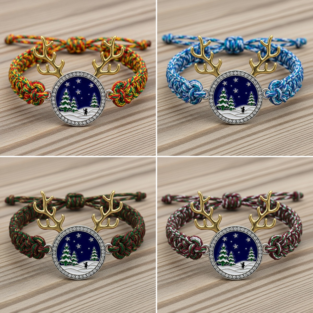 🦌🎄 Reindeer Christmas Bracelet