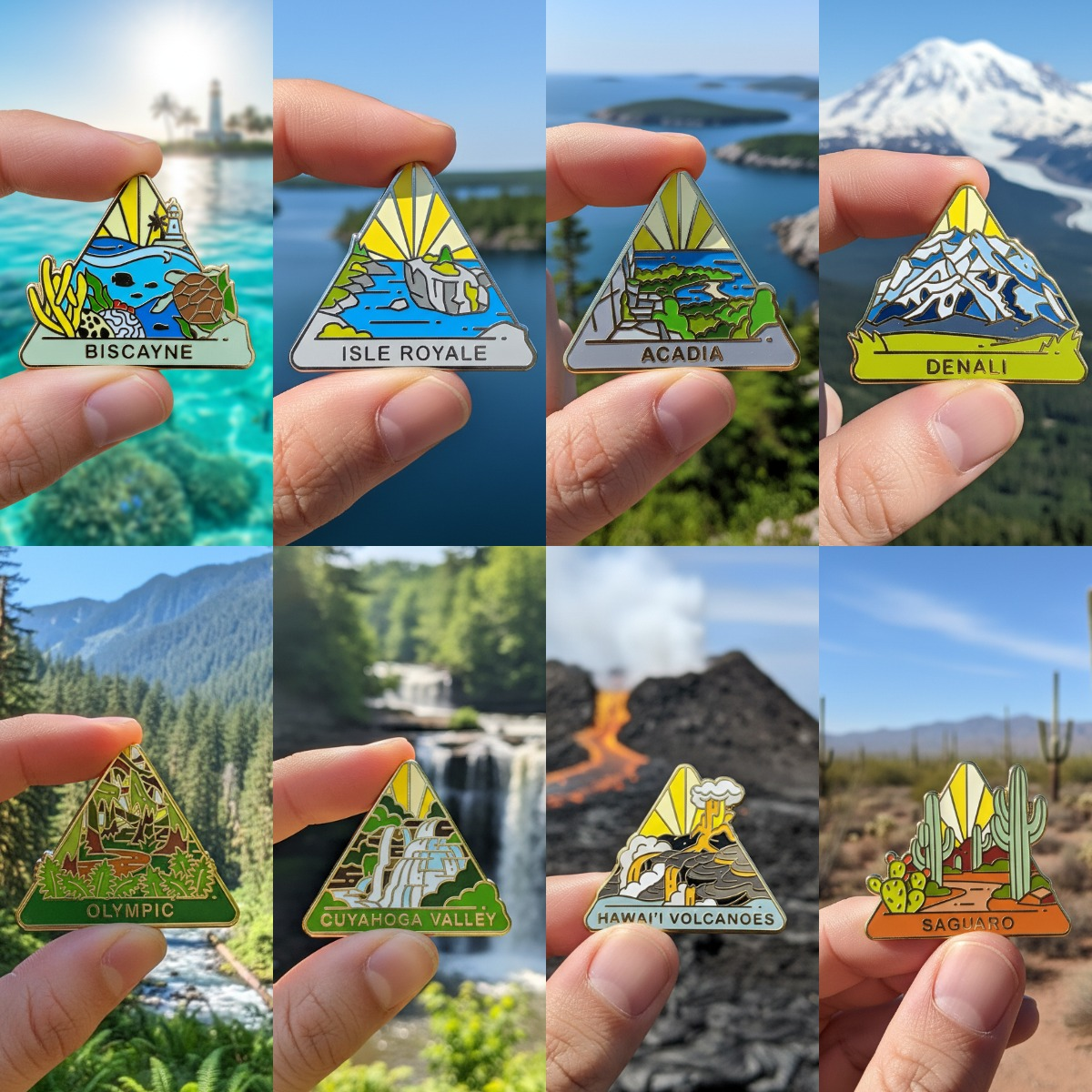 🏞️▲ National Park Triangle Commemorative Coins