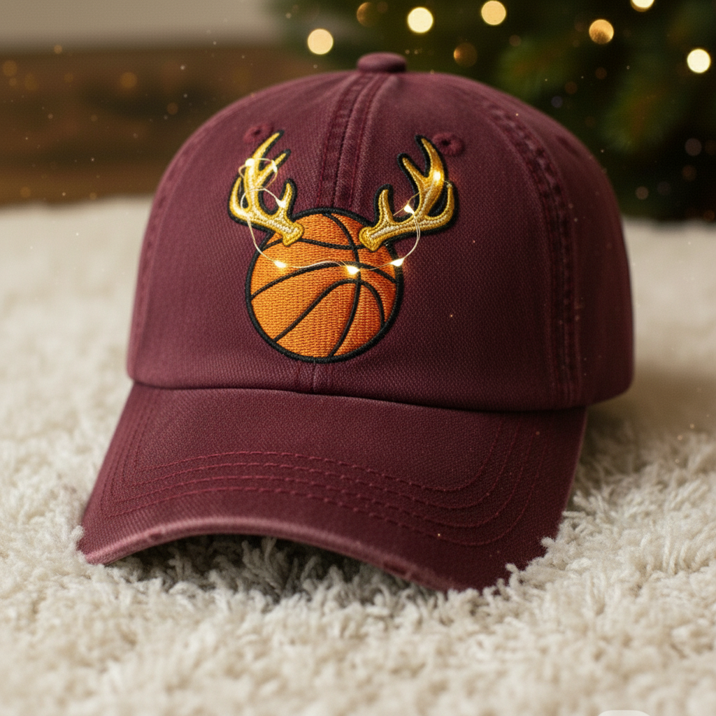 🎄⚽ Christmas Sports Embroidery Caps