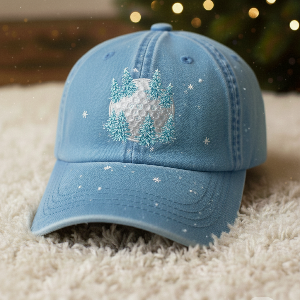 🎄⚽ Christmas Sports Embroidery Caps