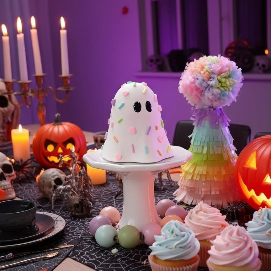 👻Handmade Pastel Ghost Decor✨