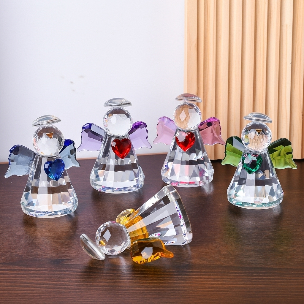 👼✨ Crystal Angel Figurines