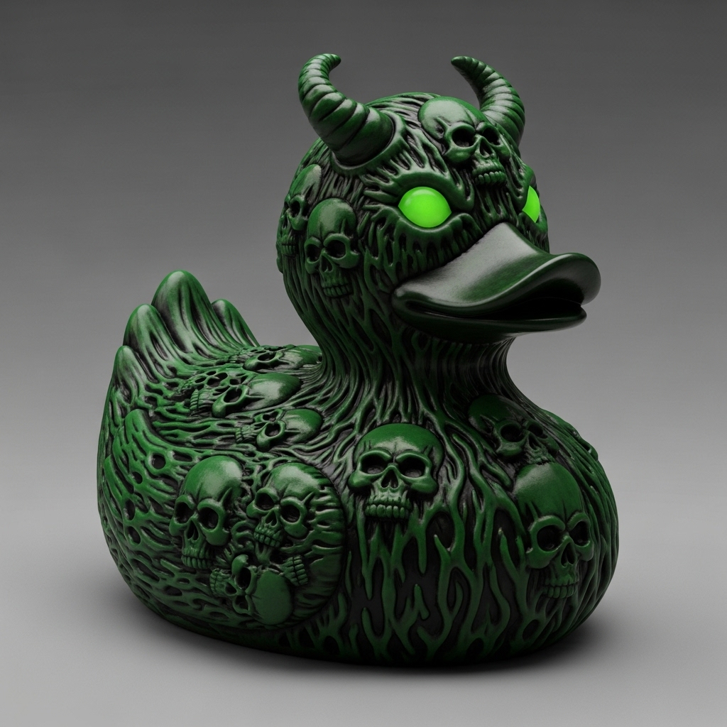 🦆🔥 Seven Deadly Sins Demon Ducks - Gothic Decor with Attitude