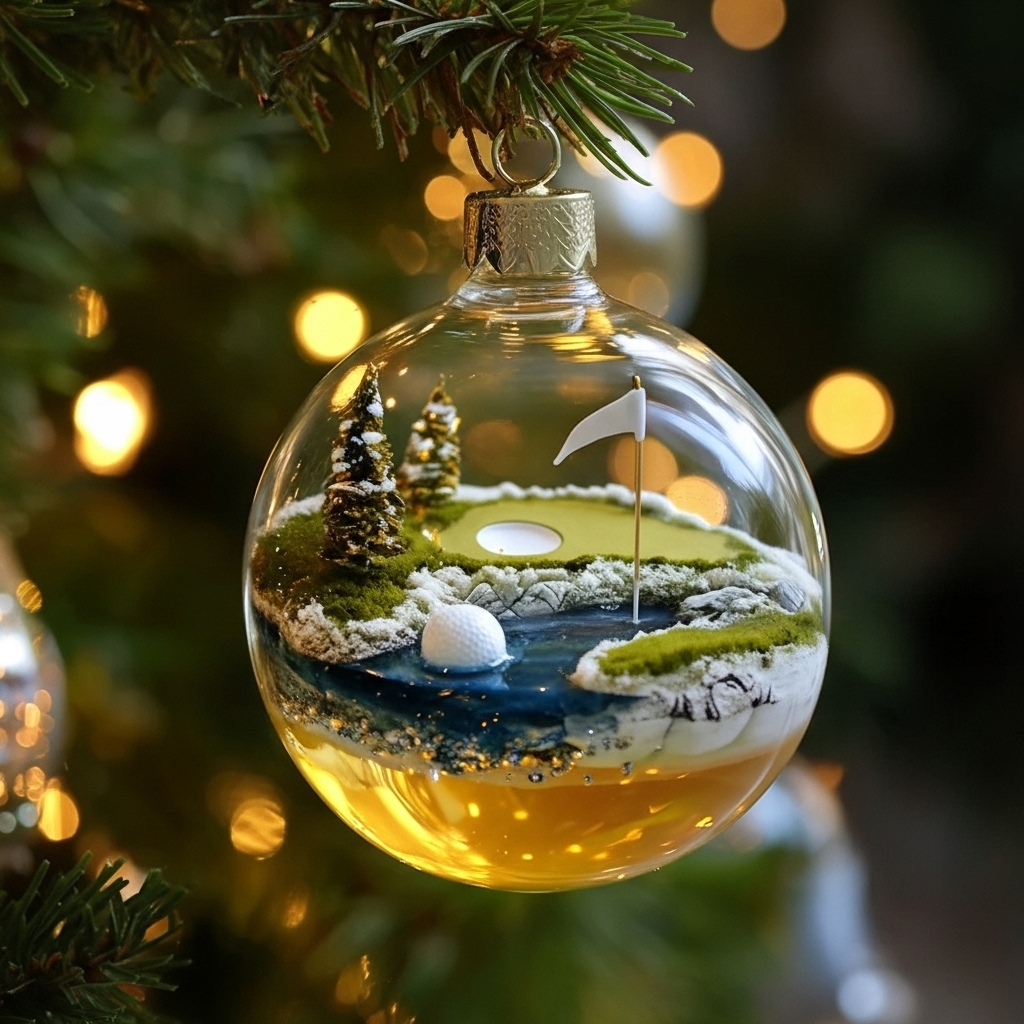 🎄⚽ Sports Globe Christmas Ornaments  ⚽🎄