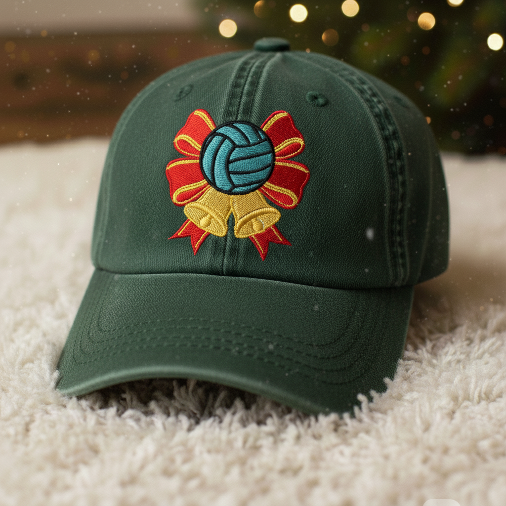 🎄⚽ Christmas Sports Embroidery Caps