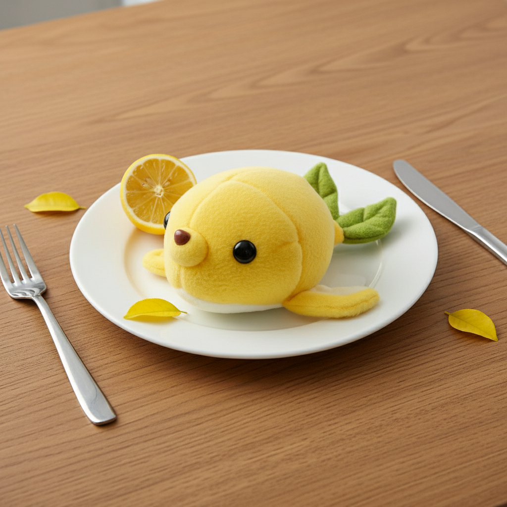🍋✨ Food-Shaped Plushies