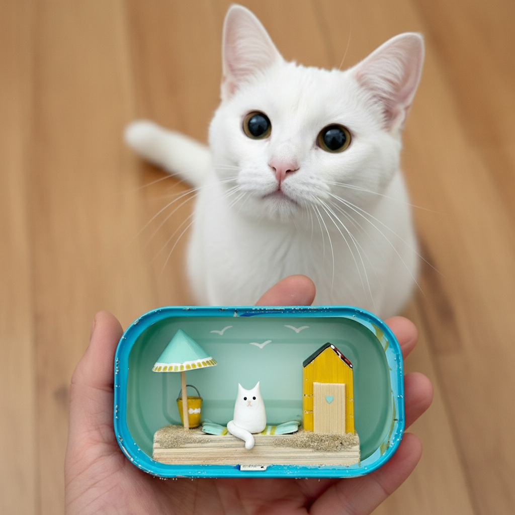 🐚🐱 Purr-fect Sardine Can Cottage