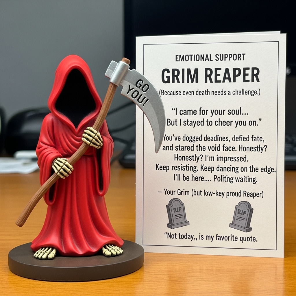 Emotional Support Grim Reaper Figures