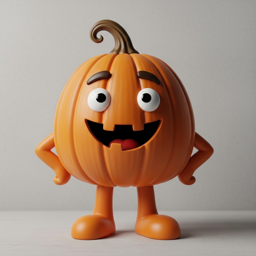 Halloween Pumpkin Figurines Set
