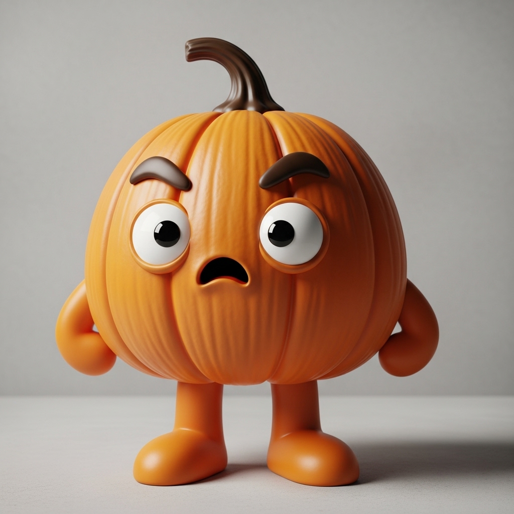Halloween Pumpkin Figurines Set