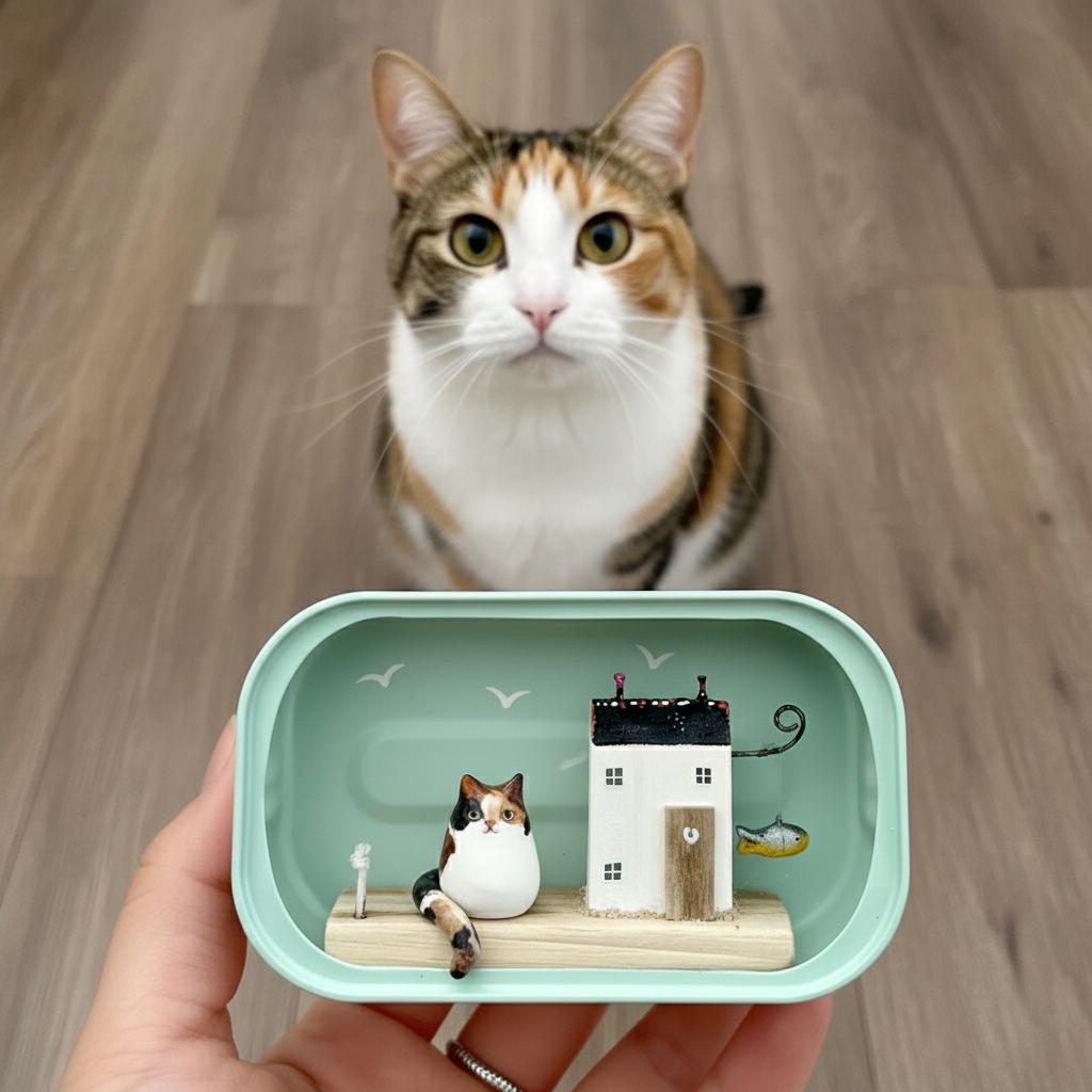 🐚🐱 Purr-fect Sardine Can Cottage