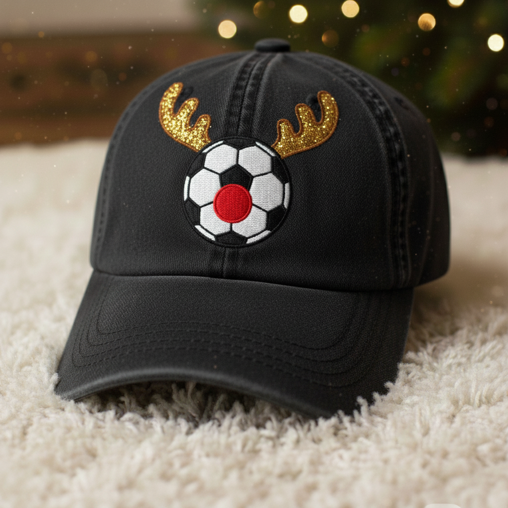🎄⚽ Christmas Sports Embroidery Caps