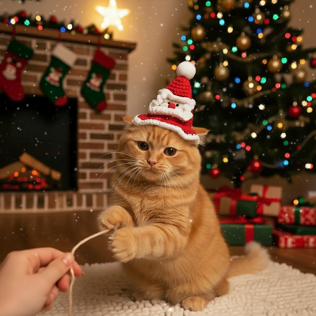 🎄🐾Christmas Pet Hat