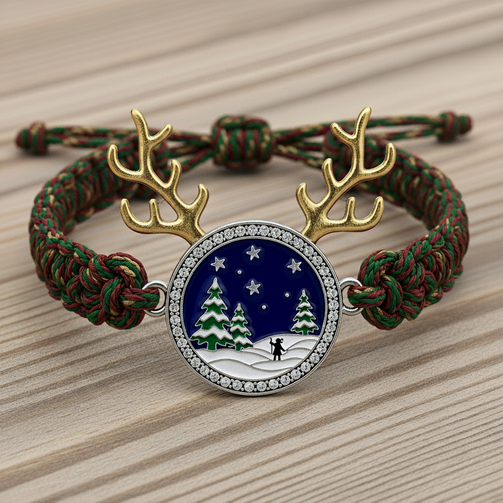 🦌🎄 Reindeer Christmas Bracelet