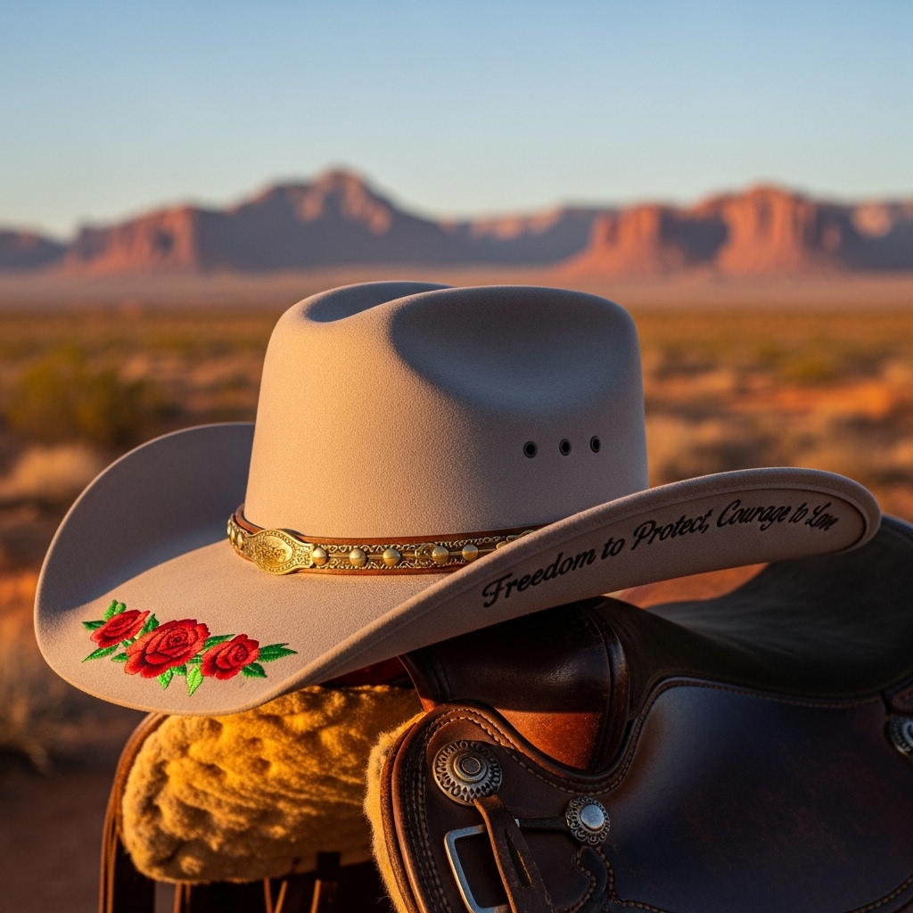 "To My First Hero" Father's Day Cowboy Hat
