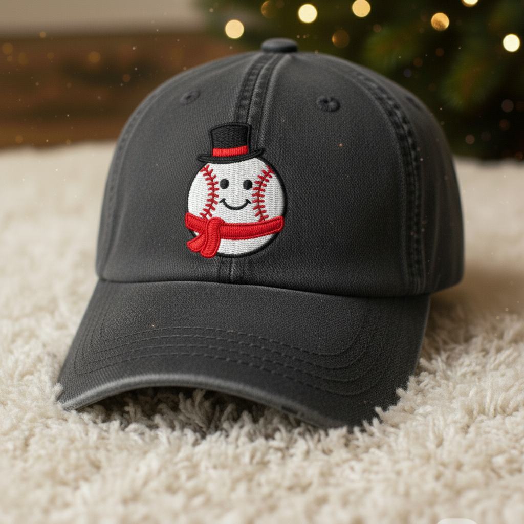 🎄⚽ Christmas Sports Embroidery Caps