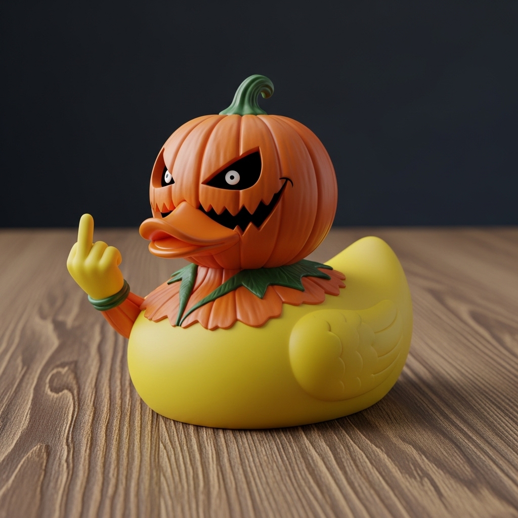 🤣Middle Finger Halloween Ducks