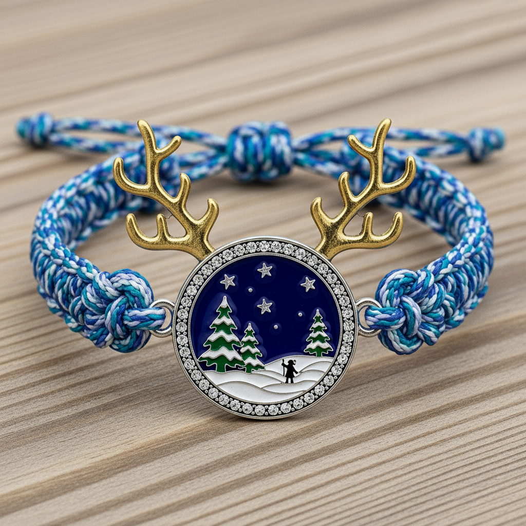 🦌🎄 Reindeer Christmas Bracelet