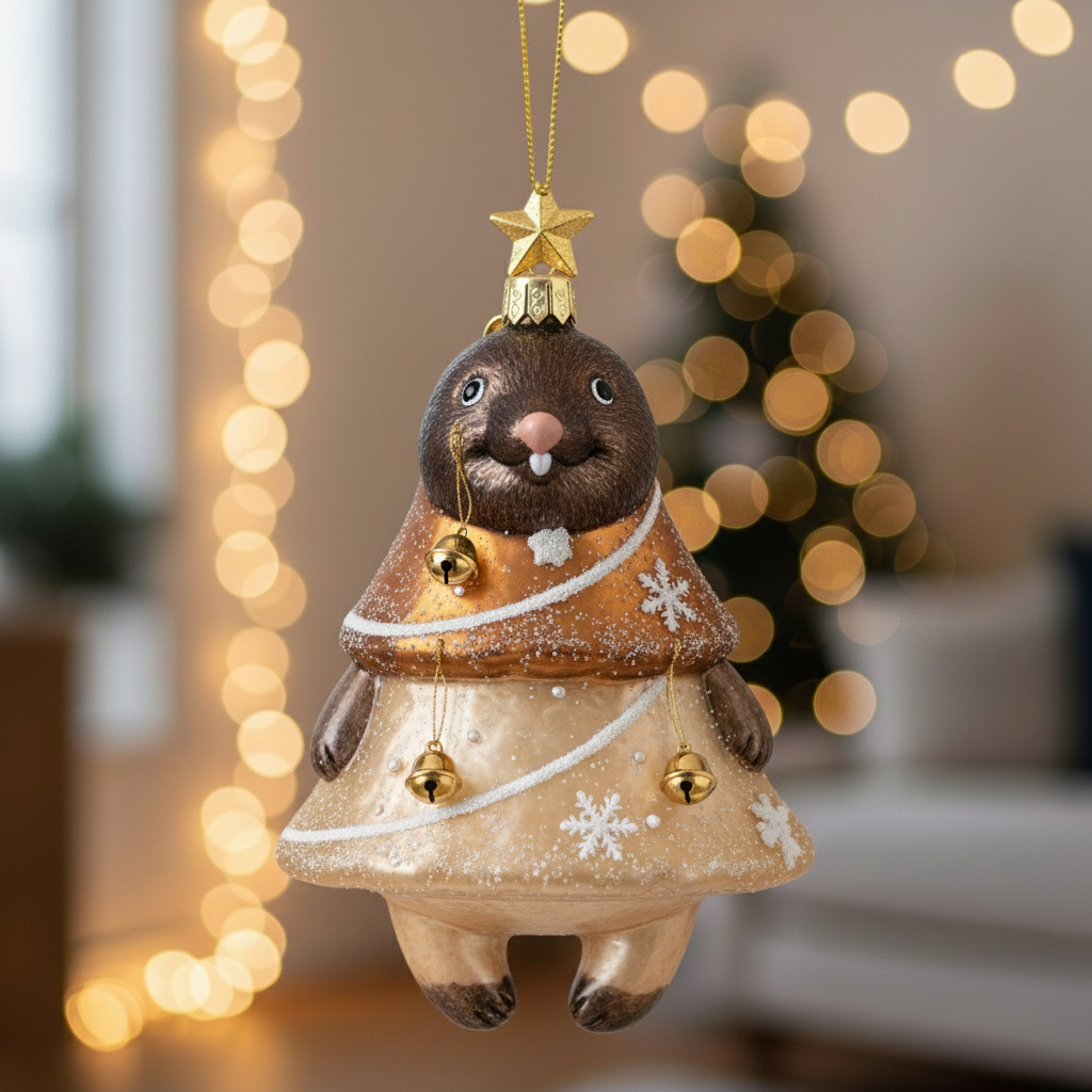 🎄🌊 Sea Glass Animal Tree Ornaments