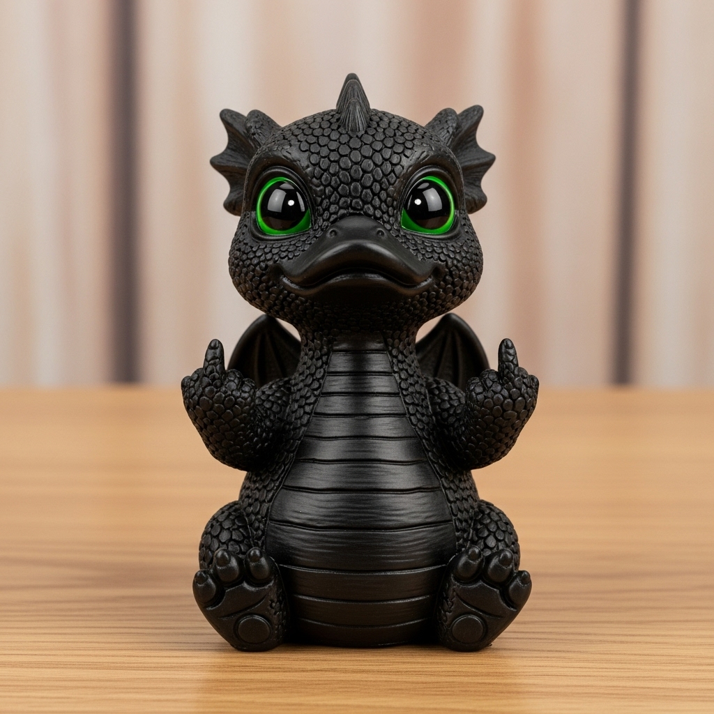 Cheeky Baby Dragon Figurine
