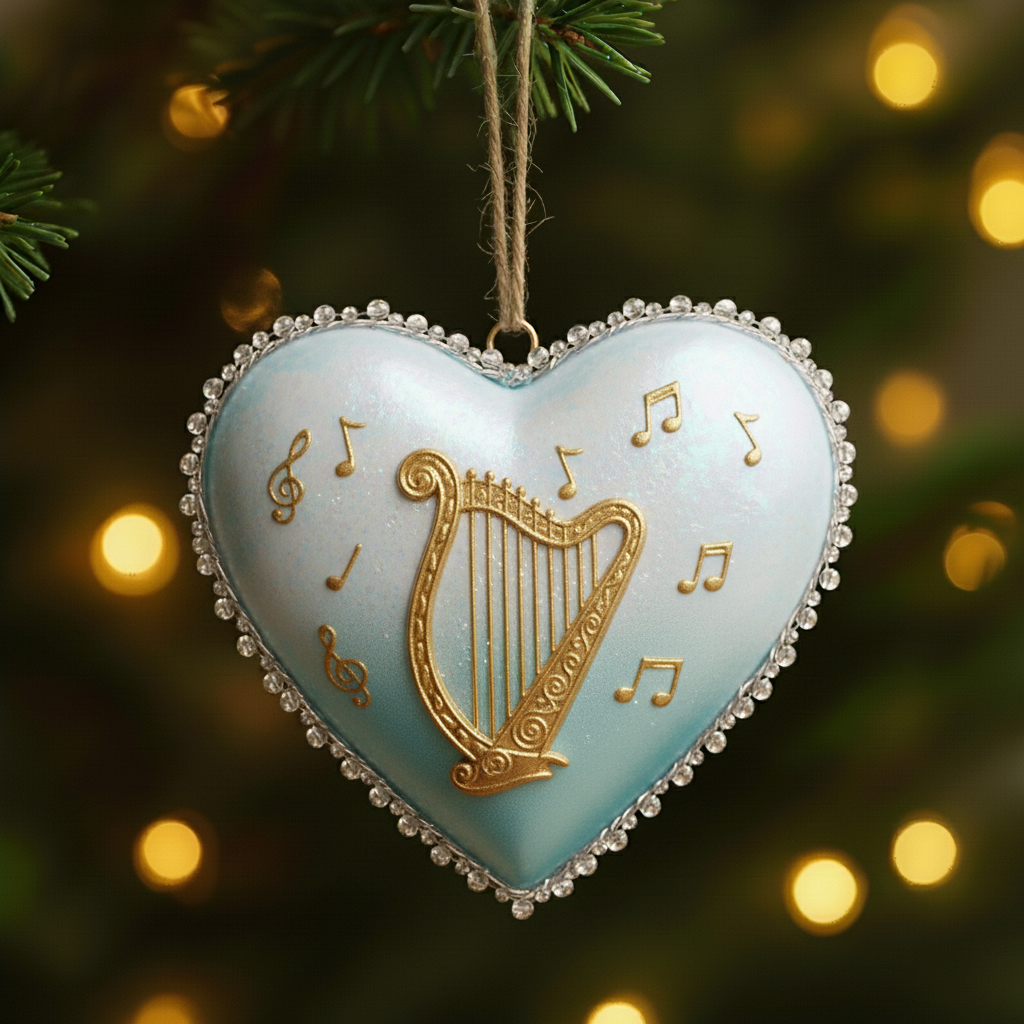 💖✨ Heart-Shaped Metal Pendants