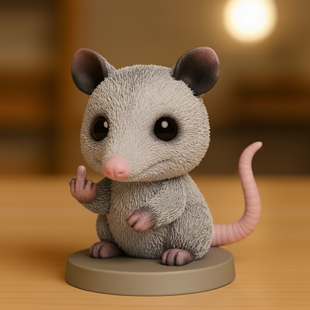 🖕😾 Sassy Animal Resin Figurines