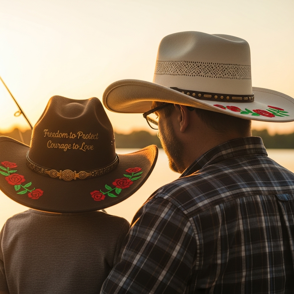 "To My First Hero" Father's Day Cowboy Hat