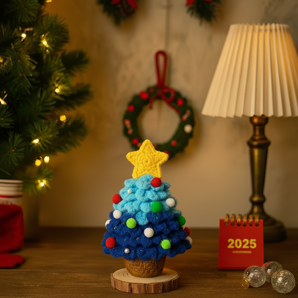 🎄✨ Hand-Knit Christmas Tree Decoration ✨🎄
