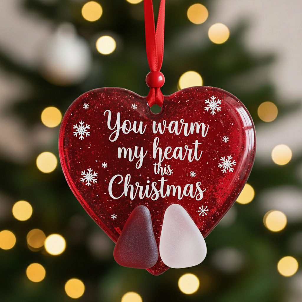 🌊🎄 Sea Glass Christmas Ornaments